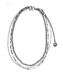 RAD FICTION（ラッドフィックション）の「KOENIG Pearl Beads Chain Layered Necklace - Multi & Pearl（ネックレス）」