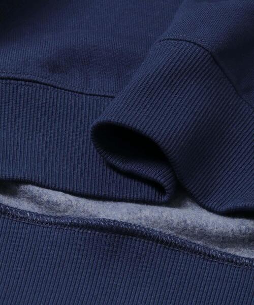 ITEMS URBANRESEARCH（アイテムズ アーバンリサーチ）の「発熱機能×裏起毛フェードトップス（スウェット・メンズ・ブラック/ネイビー/ブラウン/ボルドー・MEDIUM/LARGE）」の11枚目の写真