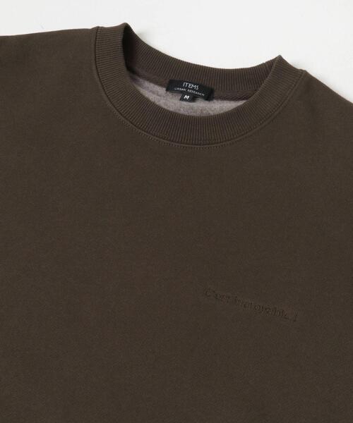 ITEMS URBANRESEARCH（アイテムズ アーバンリサーチ）の「発熱機能×裏起毛フェードトップス（スウェット・メンズ・ブラック/ネイビー/ブラウン/ボルドー・MEDIUM/LARGE）」の20枚目の写真