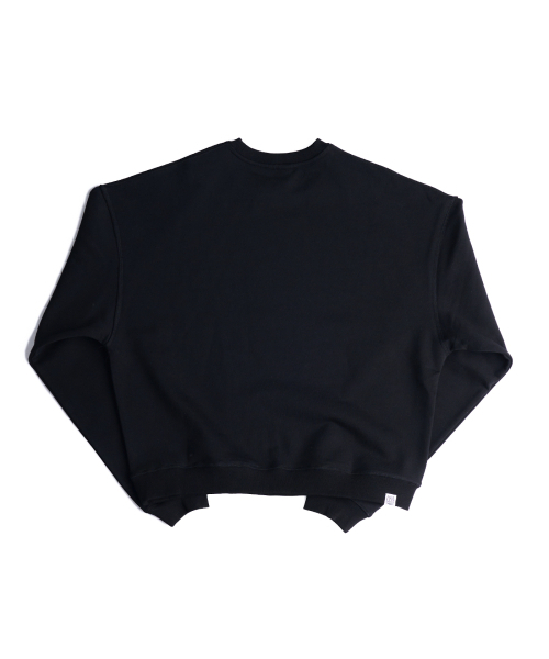 ALL EYES DOWN（オール アイズ ダウン）の「LOGO EMBLEM SWEATSHIRT  (BLACK)（スウェット・メンズ・その他・SMALL/MEDIUM/LARGE/X-LARGE）」の2枚目の写真
