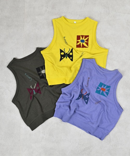 MARKEY'S（マーキーズ）の「パイルクルーベスト（ベスト・キッズ・イエロー/ラベンダー/チャコール・90/100/110/120/130/140/150）」の5枚目の写真