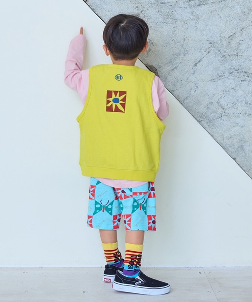 MARKEY'S（マーキーズ）の「パイルクルーベスト（ベスト・キッズ・イエロー/ラベンダー/チャコール・90/100/110/120/130/140/150）」の12枚目の写真