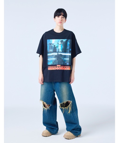 Little sunny bite(リトルサニーバイト)の「《Little sunny bite》stranger things x little sunny bite demogorgon tee(Tシャツ/カットソー・レディース・ピンク/ホワイト/ブラック・MEDIUM/SMALL)」の16枚目の写真