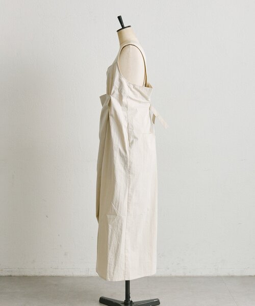 ear PAPILLONNER（イアパピヨネ）の「ラップサロペットワンピース【SUM1 STYLE】（シャツワンピース・レディース・ブラック/ライトグレー・FREE）」の17枚目の写真