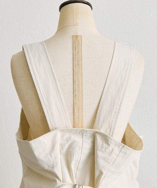 ear PAPILLONNER（イアパピヨネ）の「ラップサロペットワンピース【SUM1 STYLE】（シャツワンピース・レディース・ブラック/ライトグレー・FREE）」の21枚目の写真