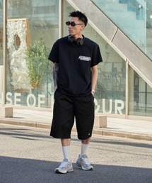 PLEASURES | PLEASURES/プレジャーズ ワンポイントロゴ ワイドシルエット クルーネックTシャツ 2026年春夏(Tシャツ/カットソー)