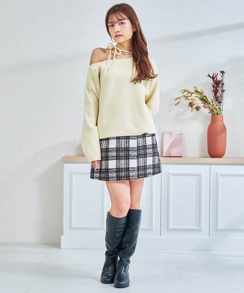 MISCH MASCH(ミッシュマッシュ)の「一部店舗限定 コンビ素材ストレートロングブーツ(ブーツ・レディース・ブラック・M/L)」の19枚目の写真