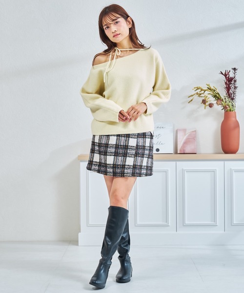 MISCH MASCH(ミッシュマッシュ)の「一部店舗限定 コンビ素材ストレートロングブーツ(ブーツ・レディース・ブラック・M/L)」の20枚目の写真