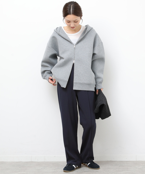 JOURNAL STANDARD relume(ジャーナルスタンダード レリューム)の「NONIRONジョーゼットワイドストレートパンツ(その他パンツ・レディース・ブラック/ネイビー・FREE)」の5枚目の写真