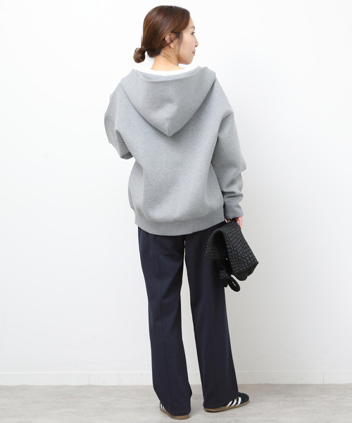 JOURNAL STANDARD relume(ジャーナルスタンダード レリューム)の「NONIRONジョーゼットワイドストレートパンツ(その他パンツ・レディース・ブラック/ネイビー・FREE)」の7枚目の写真