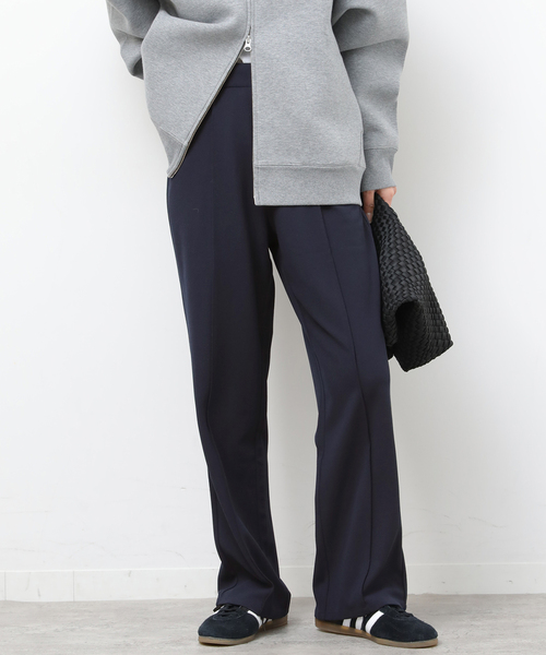 JOURNAL STANDARD relume(ジャーナルスタンダード レリューム)の「NONIRONジョーゼットワイドストレートパンツ(その他パンツ・レディース・ブラック/ネイビー・FREE)」の9枚目の写真
