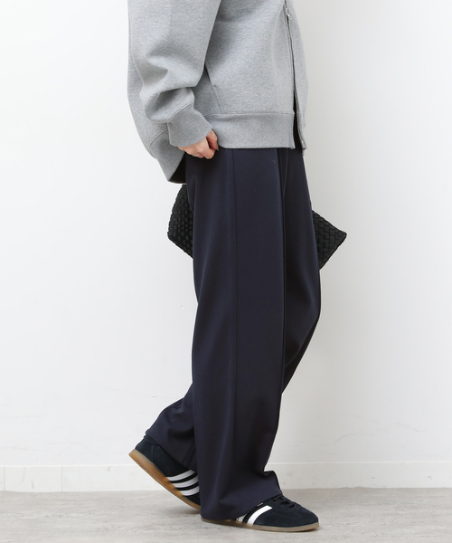 JOURNAL STANDARD relume(ジャーナルスタンダード レリューム)の「NONIRONジョーゼットワイドストレートパンツ(その他パンツ・レディース・ブラック/ネイビー・FREE)」の11枚目の写真