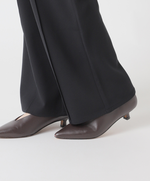 JOURNAL STANDARD relume(ジャーナルスタンダード レリューム)の「NONIRONジョーゼットワイドストレートパンツ(その他パンツ・レディース・ブラック/ネイビー・FREE)」の20枚目の写真