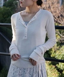 STYLEMIXER | 【ベストセラー】ヘンリーネックシアーニット(ニット/セーター)