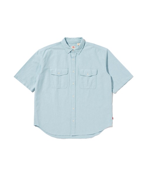 Levi's(リーバイス)の「Levi's/リーバイス パシフィカ ルーズシャツ(シャツ/ブラウス・メンズ・ブルー・XL/L/M/S)」の2枚目の写真
