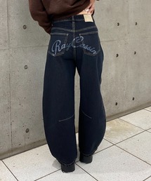RAY CASSIN | バックプリントバレルデニムパンツ(デニムパンツ)