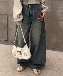 RAY CASSIN | バックプリントバレルデニムパンツ(デニムパンツ)