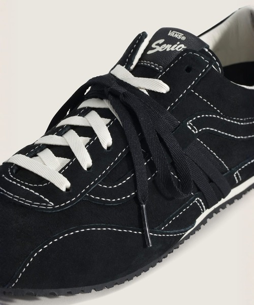 VANS（バンズ）の「PREMIUM スーパーロープロ トレーナー / LX SLP Trainer PIG SUEDE BLACK VN000Z9RCJK1（スニーカー・メンズ・ブラック・6/11.5/11/5.5/5/4.5/4/10.5/10/9.5/9/8.5/8/7.5/7/6.5）」の5枚目の写真