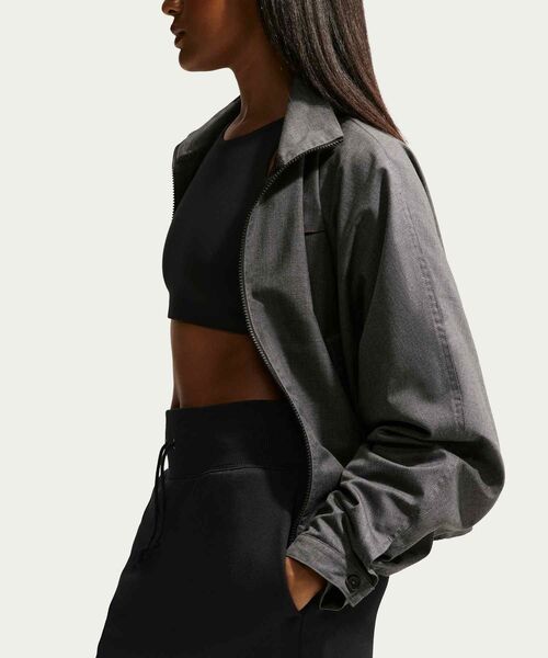 NIKE(ナイキ)の「ナイキ スポーツウェア フェニックス フリース ウィメンズ ハイウエスト スリム ミニ スカート / Nike Sportswear Phoenix Fleece Women's High-Waisted Slim Mini Skirt IQ1254-010 Black(スカート・レディース・ブラック・L/M/S/XS/XL)」の9枚目の写真