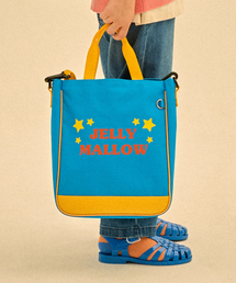 JELLY MALLOW（ゼリーメロ）の「ジェリースタ マルチクロスバッグ_ブルー（メッセンジャーバッグ）」