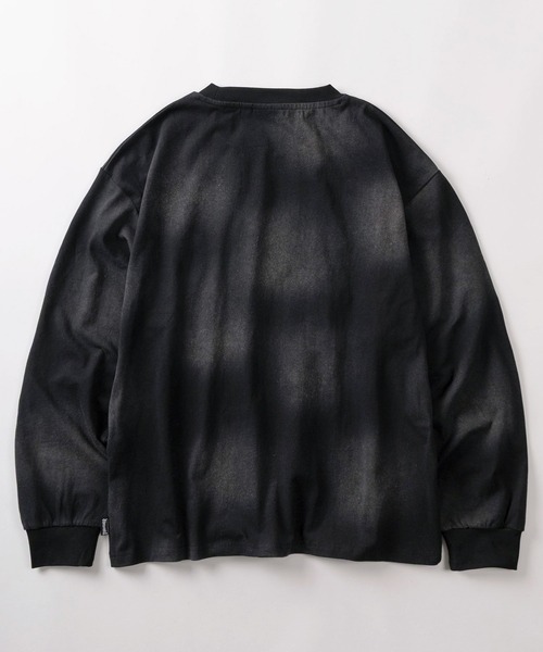 THRASHER(スラッシャー)の「【70】【THRASHER/スラッシャー】レオパードロゴ ファーアップリケ フェード加工 ロングスリーブTシャツ/ショート丈有り(Tシャツ/カットソー・メンズ・ピンク/ブラック/レッド/ブラウン・FREE/M/L)」の12枚目の写真