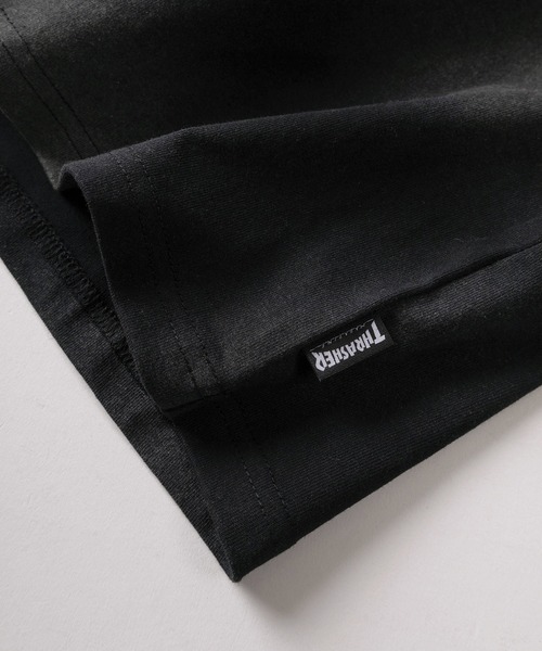 THRASHER(スラッシャー)の「【70】【THRASHER/スラッシャー】レオパードロゴ ファーアップリケ フェード加工 ロングスリーブTシャツ/ショート丈有り(Tシャツ/カットソー・メンズ・ピンク/ブラック/レッド/ブラウン・FREE/M/L)」の9枚目の写真