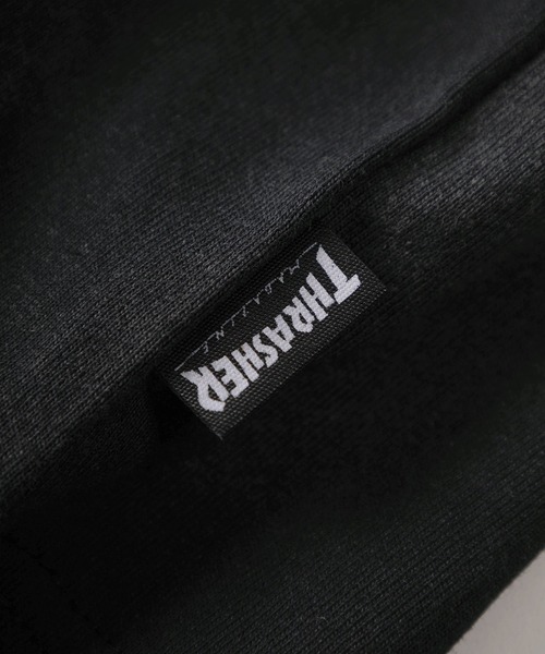 THRASHER(スラッシャー)の「【70】【THRASHER/スラッシャー】レオパードロゴ ファーアップリケ フェード加工 ロングスリーブTシャツ/ショート丈有り(Tシャツ/カットソー・メンズ・ピンク/ブラック/レッド/ブラウン・FREE/M/L)」の8枚目の写真