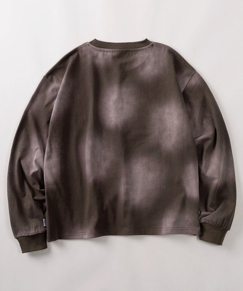 THRASHER(スラッシャー)の「【70】【THRASHER/スラッシャー】レオパードロゴ ファーアップリケ フェード加工 ロングスリーブTシャツ/ショート丈有り(Tシャツ/カットソー・メンズ・レッド/ピンク/ブラック/ブラウン・M/L/FREE)」の21枚目の写真