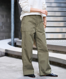 FRAMeWORK | ライトミリタリースラブベイカーパンツ(カーゴパンツ)