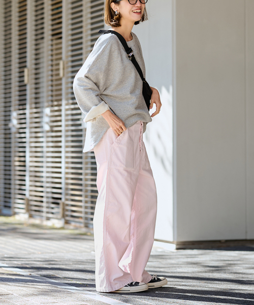 FRAMeWORK（フレームワーク）の「ライトミリタリースラブベイカーパンツ（カーゴパンツ・レディース・ピンク系その他/オリーブ・40/38/36）」の20枚目の写真