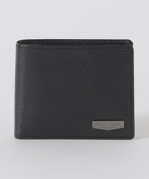 インサイドクレストブリッジチェックコンビレザーコインウォレット