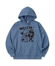 MILLION DAY（ミリオンデイ）の「MILLION CHEERS 特殊綿フードパーカー（パーカー）」