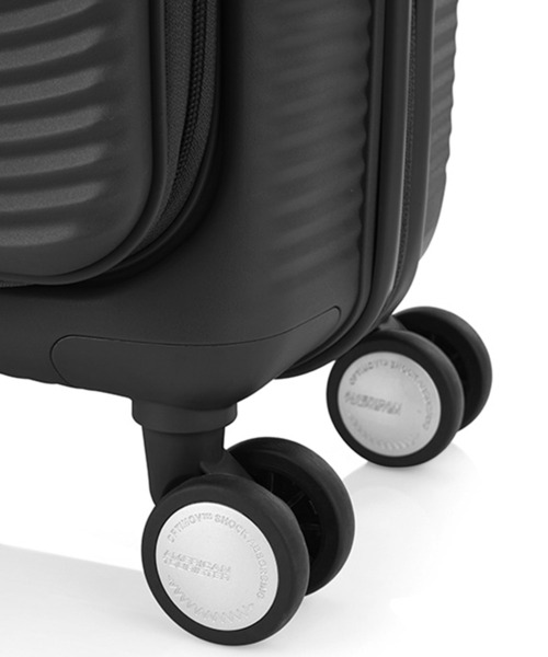 AMERICAN TOURISTER(アメリカンツーリスター)の「アメリカンツーリスター CURIO スピナー55/20 EXP ブックオープニング ブラック(スーツケース/キャリーバッグ・メンズ・ブラック・S)」の9枚目の写真