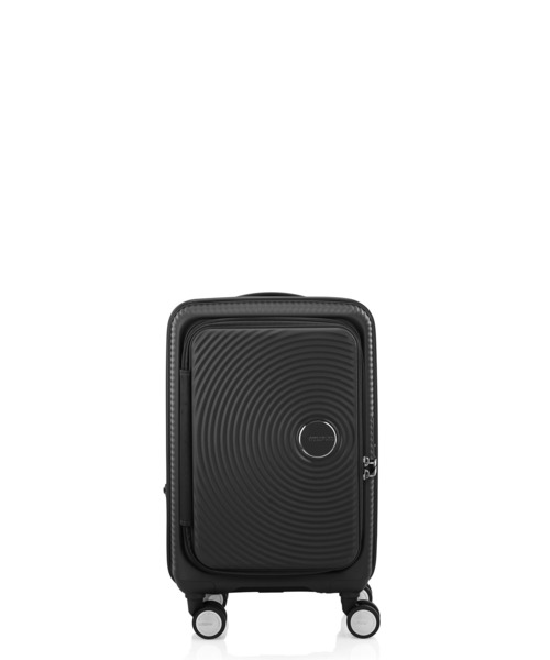 AMERICAN TOURISTER(アメリカンツーリスター)の「アメリカンツーリスター CURIO スピナー55/20 EXP ブックオープニング ブラック(スーツケース/キャリーバッグ・メンズ・ブラック・S)」の2枚目の写真