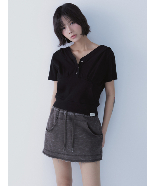 SETSETSET(セットセットセット)の「ヘイズ スカートパンツ カーキ(その他パンツ・レディース・その他・ONE SIZE)」の8枚目の写真