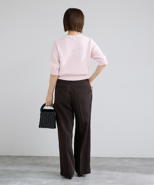 IENA（イエナ）の「ハイツイストツイルスラックス（スラックス・レディース・アイボリー/ブラウン/ネイビー・34/36/38/40）」の4枚目の写真