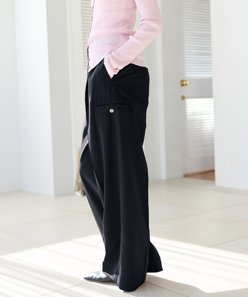 IENA（イエナ）の「ハイツイストツイルスラックス（スラックス・レディース・アイボリー/ブラウン/ネイビー・34/36/38/40）」の11枚目の写真