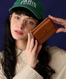 BONLECILL（ボンルシール）の「【BONLECILL Marche】クラシックパスケース/コインケース カードケース 定期入れ ミニ財布 ミニウォレット（カードケース）」