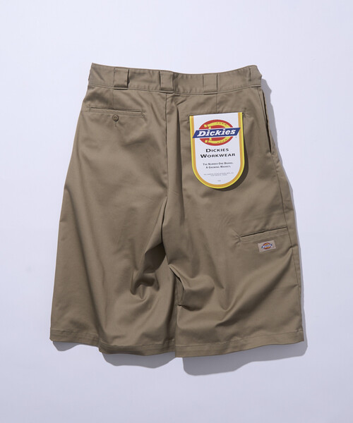 FREAK'S STORE(フリークスストア)の「限定展開 Dickies×FREAK'S STORE ディッキーズ 別注 ワイドシルエット クロスタック ワークショーツ 短パン ハーフパンツ ショートパンツ(その他パンツ・メンズ・ベージュ/インディゴブルー/ブラック/ブラック系その他・SMALL/MEDIUM/LARGE)」の10枚目の写真