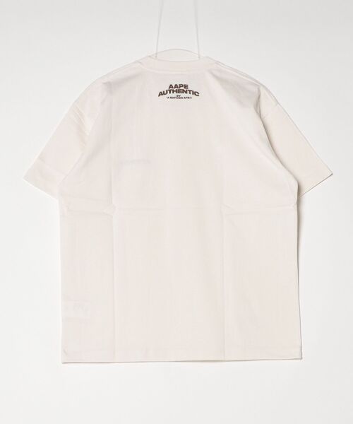 AAPE BY A BATHING APE(エーエイプバイアベイシングエイプ)の「AAPE FANCY MAIN TEE(Tシャツ/カットソー・メンズ・ブラック/アイボリー・LARGE/MEDIUM/SMALL/X-LARGE/XX-LARGE)」の11枚目の写真
