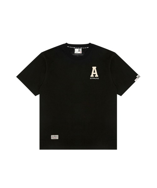 AAPE BY A BATHING APE(エーエイプバイアベイシングエイプ)の「AAPE FANCY MAIN TEE(Tシャツ/カットソー・メンズ・ブラック/アイボリー・LARGE/MEDIUM/SMALL/X-LARGE/XX-LARGE)」の1枚目の写真