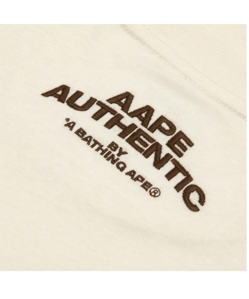AAPE BY A BATHING APE(エーエイプバイアベイシングエイプ)の「AAPE FANCY MAIN TEE(Tシャツ/カットソー・メンズ・ブラック/アイボリー・LARGE/MEDIUM/SMALL/X-LARGE/XX-LARGE)」の10枚目の写真