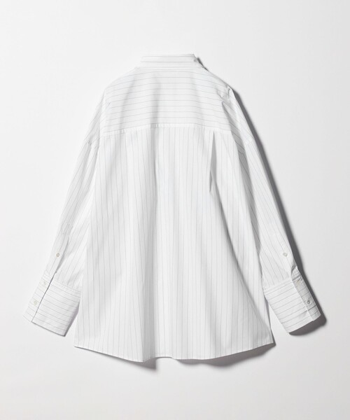 PROVOKE (プロヴォーク)の「<provoke>ストライプ レイヤード ビッグシャツ(シャツ/ブラウス・レディース・オフホワイト・FREE)」の9枚目の写真