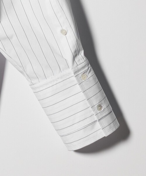 PROVOKE (プロヴォーク)の「<provoke>ストライプ レイヤード ビッグシャツ(シャツ/ブラウス・レディース・オフホワイト・FREE)」の7枚目の写真