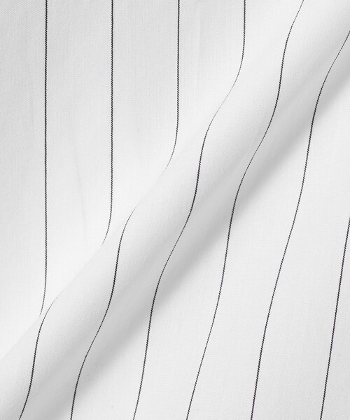 PROVOKE (プロヴォーク)の「<provoke>ストライプ レイヤード ビッグシャツ(シャツ/ブラウス・レディース・オフホワイト・FREE)」の4枚目の写真