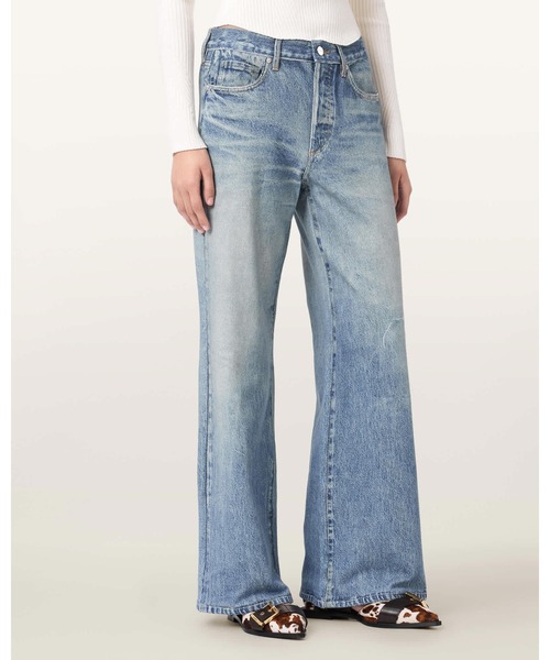 ALLSAINTS(オールセインツ)の「KAI TERRY TROUSERS | KAI TERRY トラウザー(その他パンツ・レディース・インディゴブルー・6/8/10/4)」の2枚目の写真