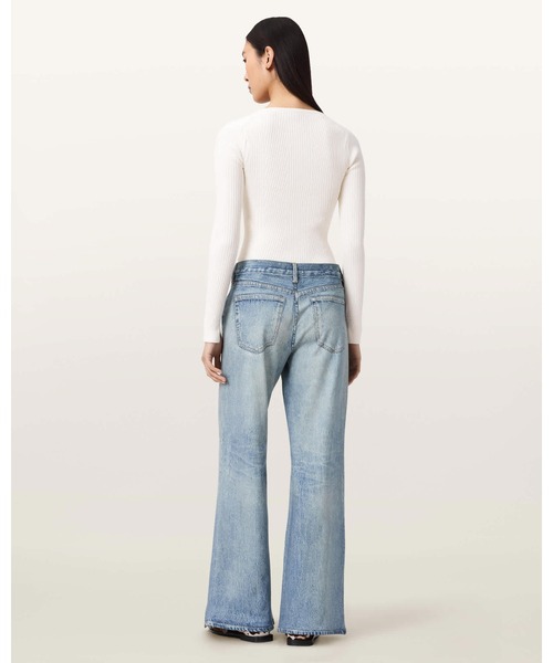 ALLSAINTS(オールセインツ)の「KAI TERRY TROUSERS | KAI TERRY トラウザー(その他パンツ・レディース・インディゴブルー・6/8/10/4)」の5枚目の写真