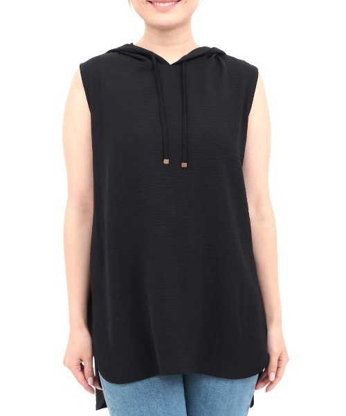 チチカカ（チチカカ）の「Orale! フーディータンクトップ（タンクトップ・レディース・ブラック/ホワイト/オレンジ・FREE）」の8枚目の写真