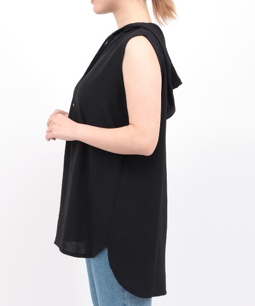 チチカカ（チチカカ）の「Orale! フーディータンクトップ（タンクトップ・レディース・ブラック/ホワイト/オレンジ・FREE）」の10枚目の写真