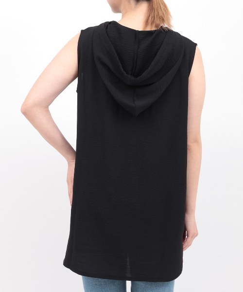 チチカカ（チチカカ）の「Orale! フーディータンクトップ（タンクトップ・レディース・ブラック/ホワイト/オレンジ・FREE）」の11枚目の写真